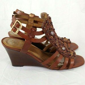 Vince Camuto Brown Wedges